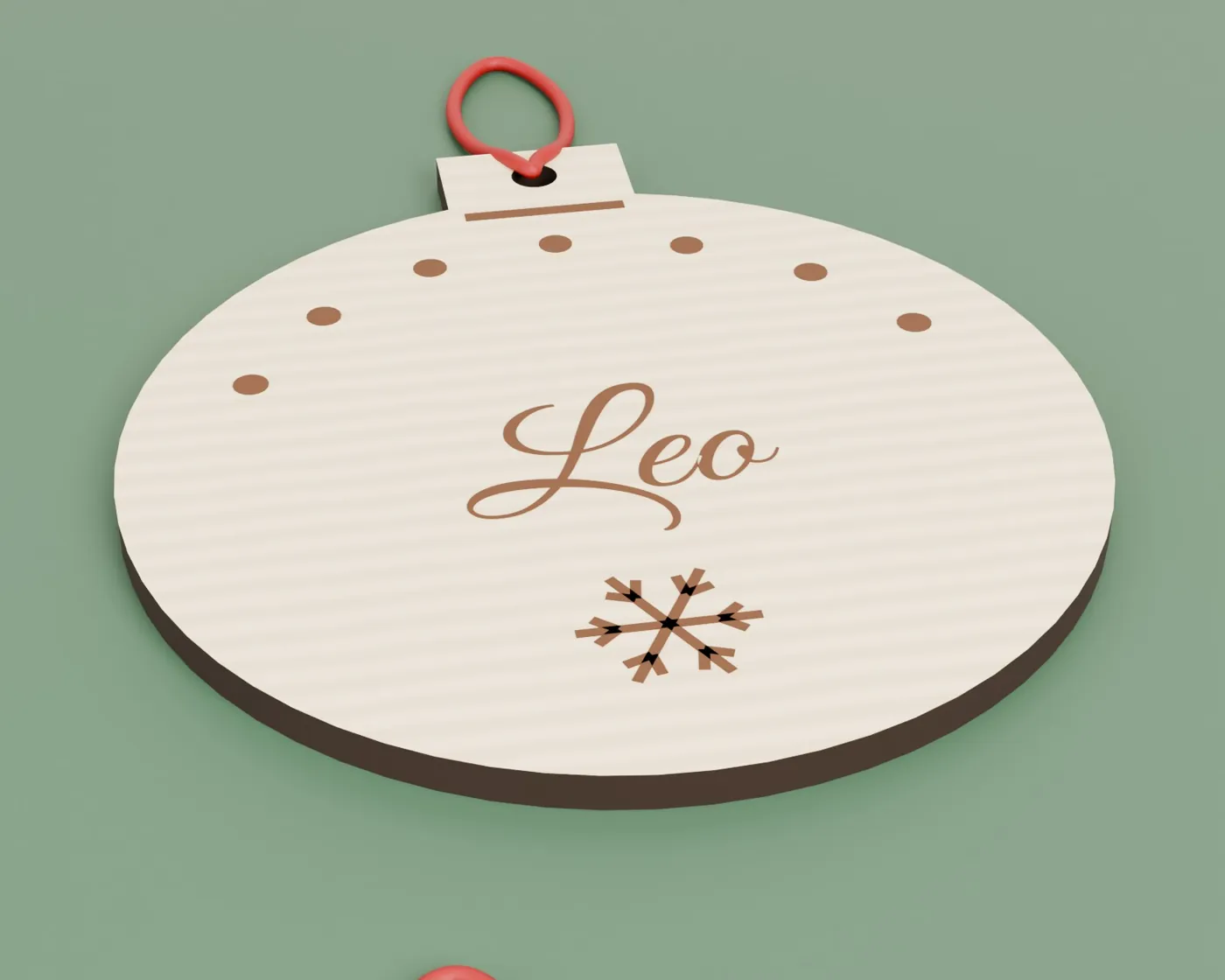 Adornos de Navidad de madera con nombre · Adornos de Navidad de madera con nombre
