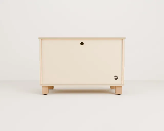 Mueble cubre-arenero de madera