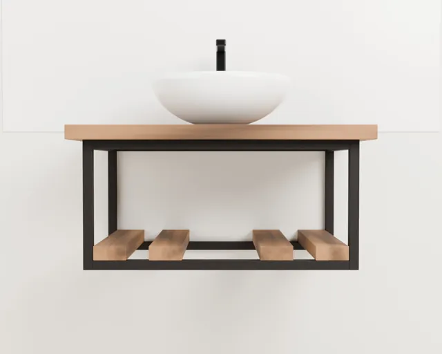 Muebles de baño de madera · Forja