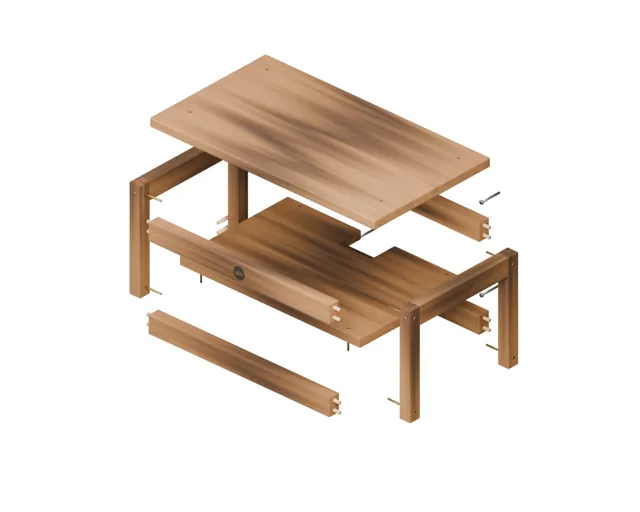 Muebles de baño de madera · Granero
