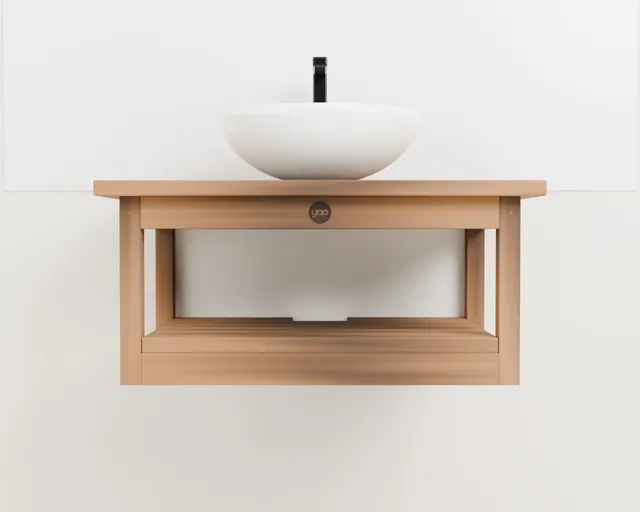 Muebles de baño de madera · Granero