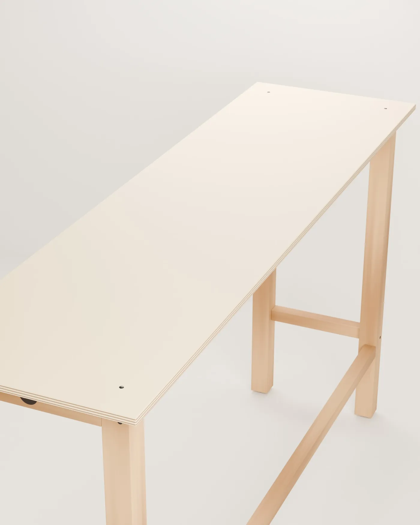 Wooden bar-height counter · Wooden bar-height counter