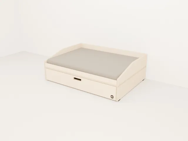 Cama para perro con cajón