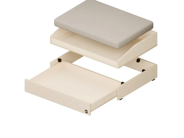 Cama para perro con cajón