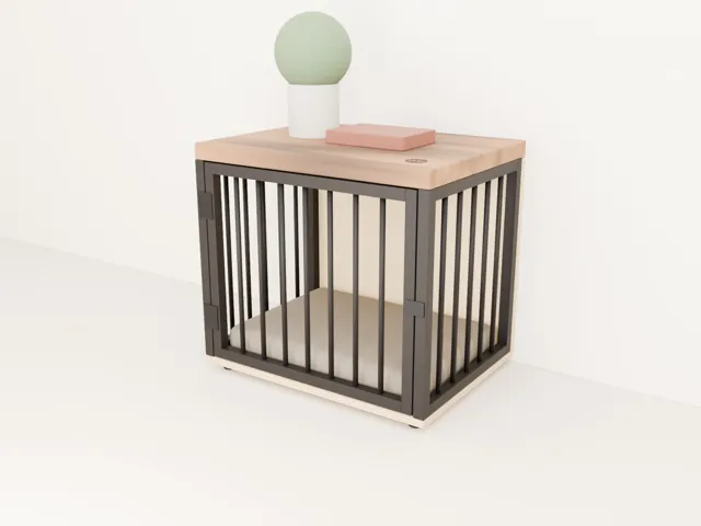 Casa-mueble para perro · Forja