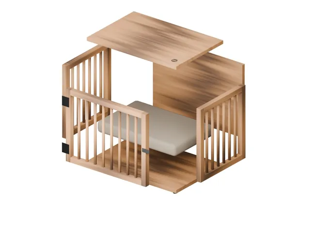 Casa-mueble para perro · Granero