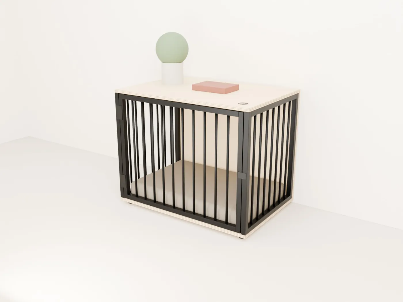 Casa-mueble para perro · Industrial