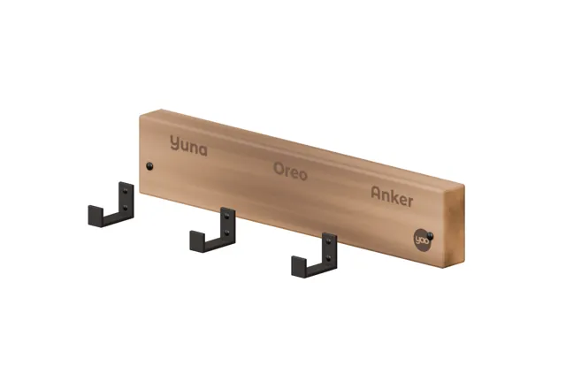 Personalized dog leash holder · Forge