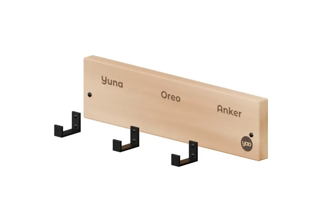 Personalized dog leash holder · Industrial