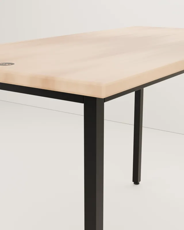 Solid wood desk · Industrial