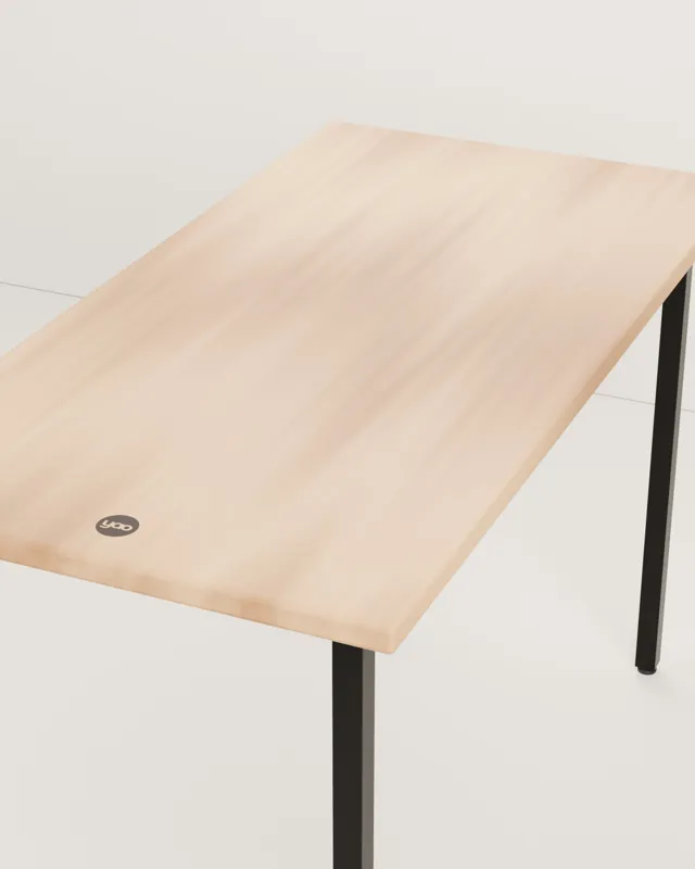 Solid wood desk · Industrial