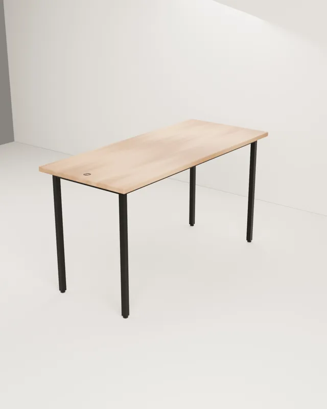 Solid wood desk · Industrial