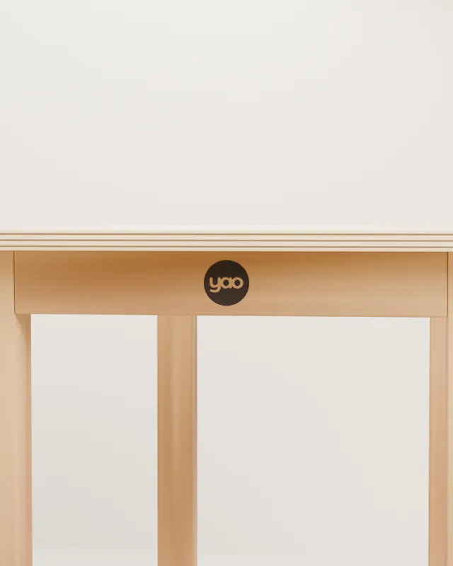 Solid wood desk
