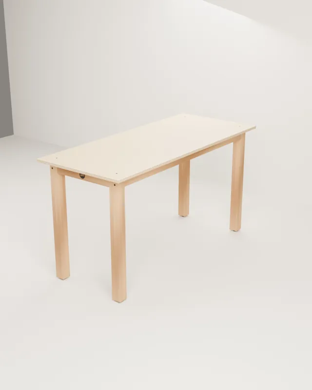 Solid wood desk