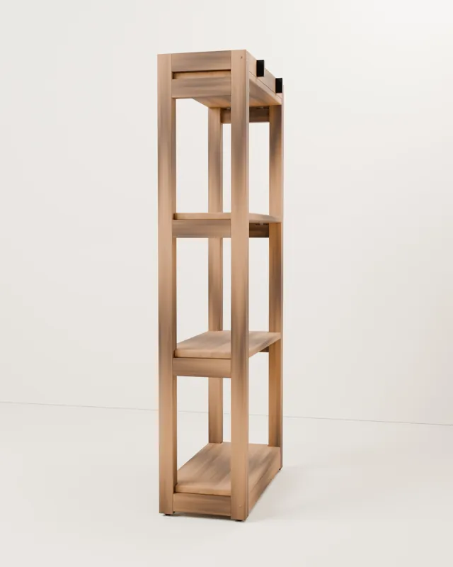 Estantería alta de madera · Granero