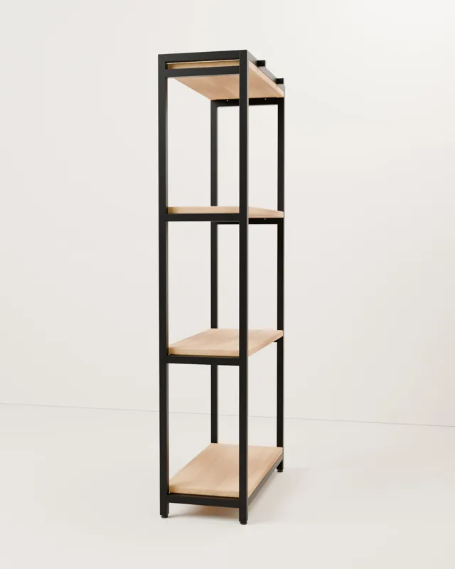 Estantería alta de madera · Industrial