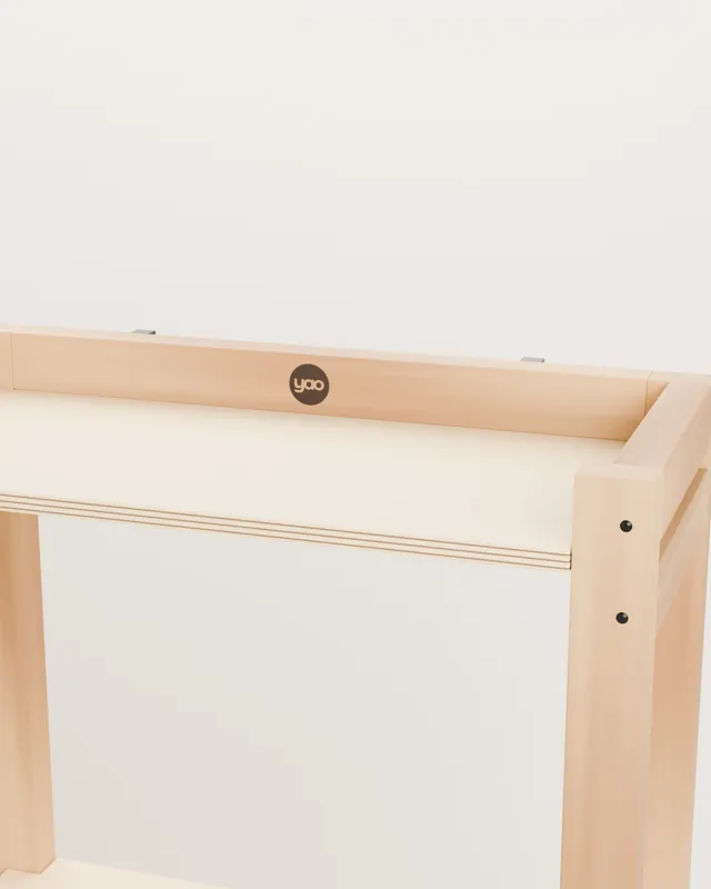 Estantería alta de madera