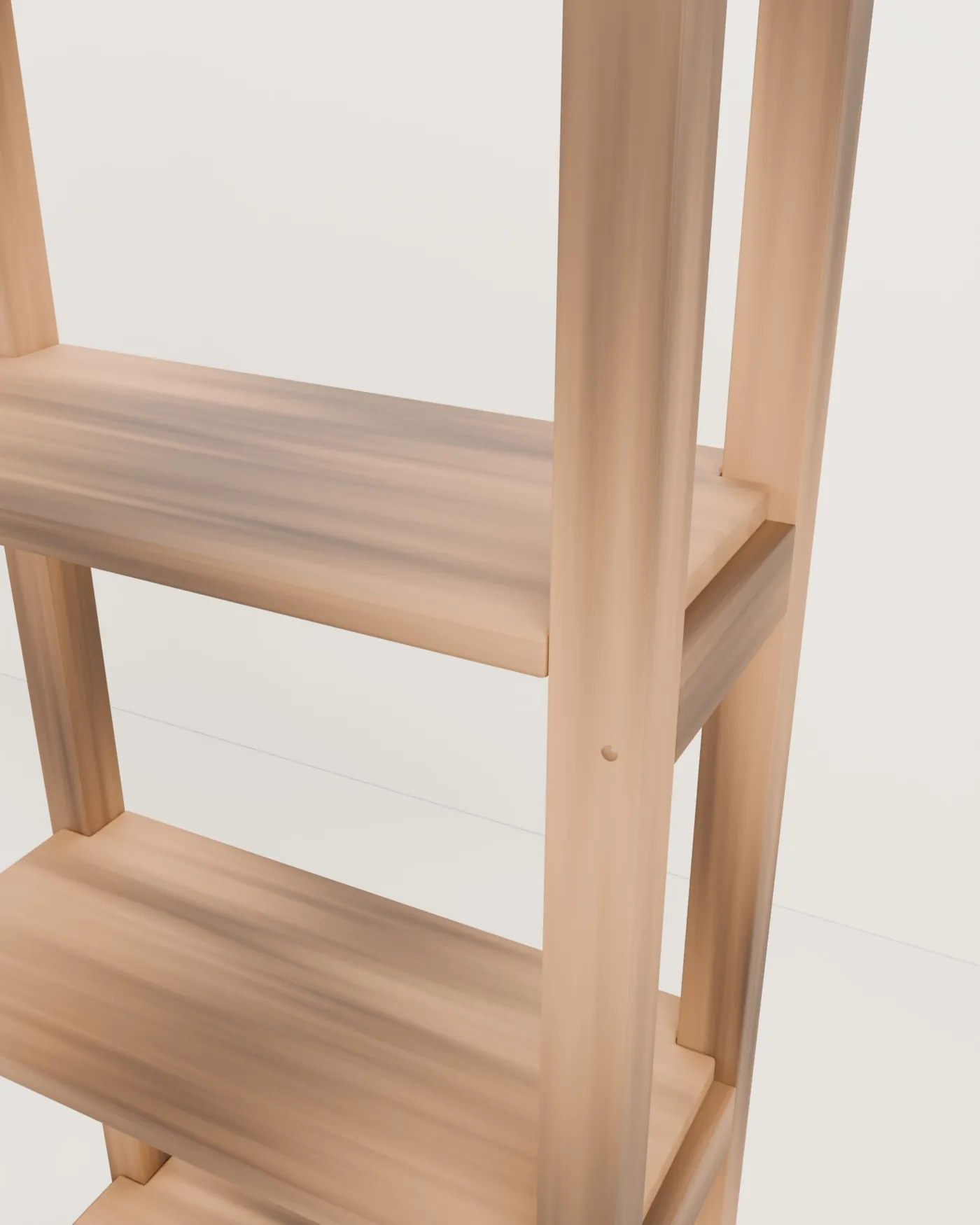Estantería alta de madera · Estantería alta de madera