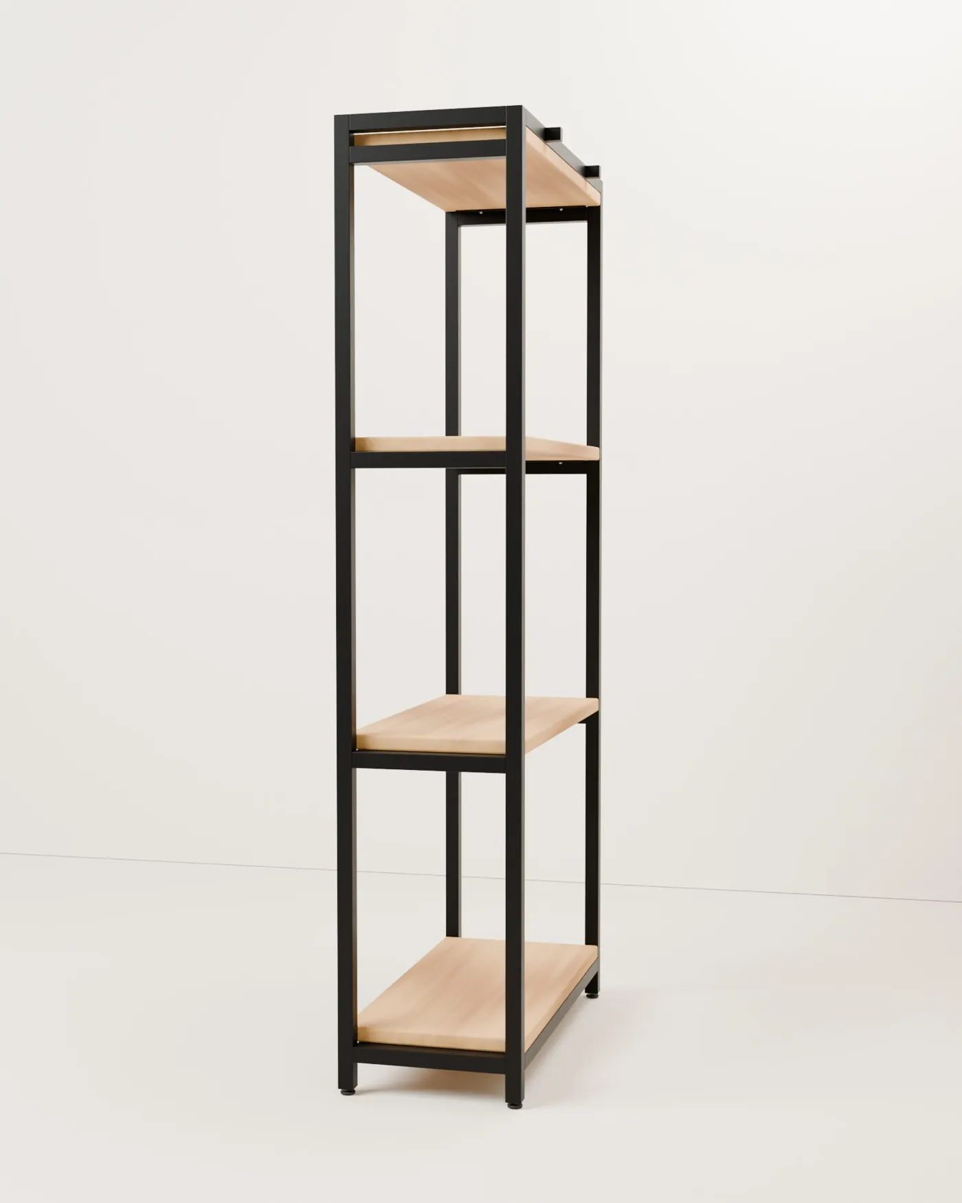 Estantería alta de madera · Estantería alta de madera