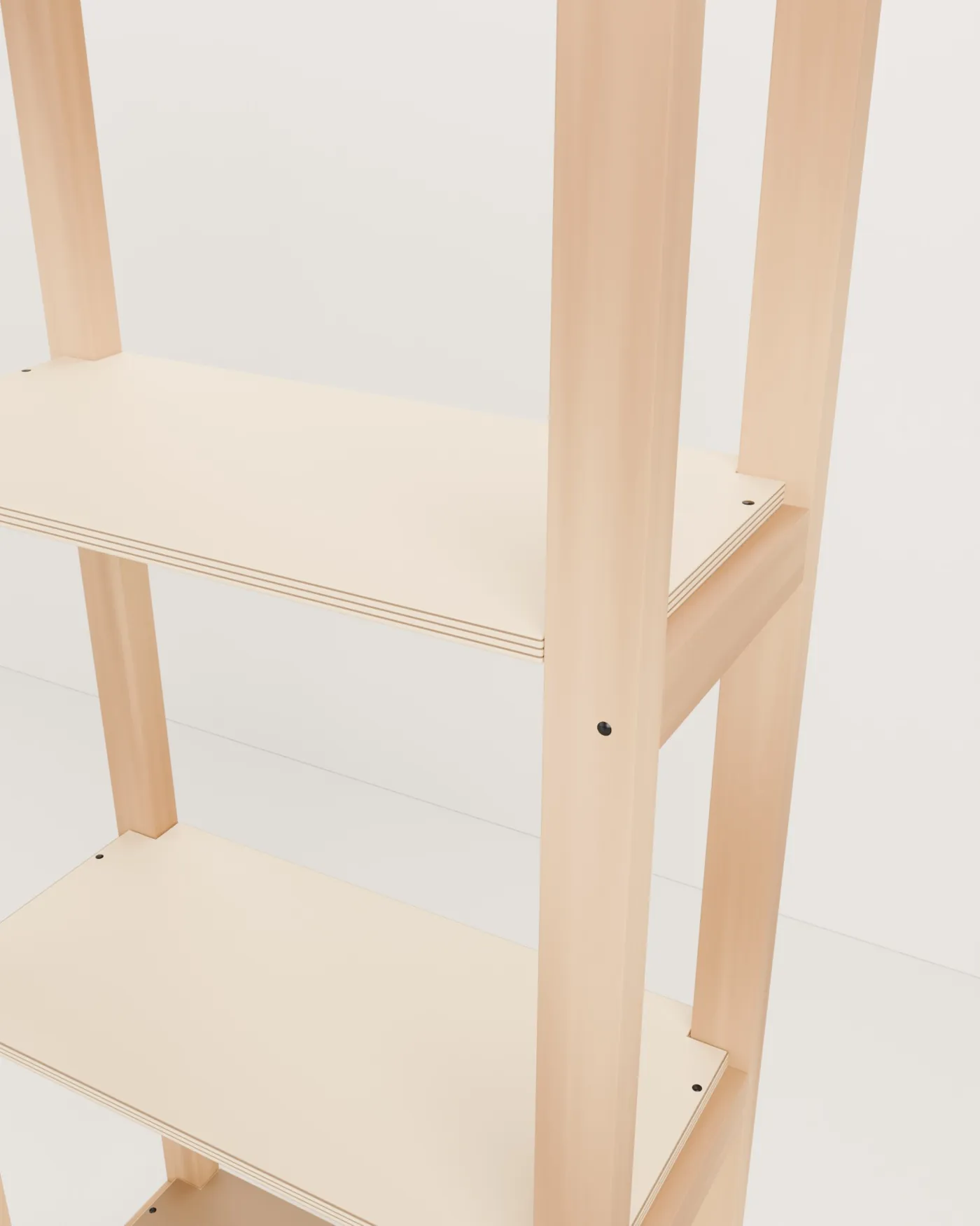 Estantería alta de madera · Estantería alta de madera