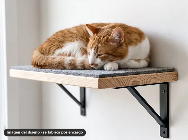 Cat wall shelves and steps · Industrial · design image