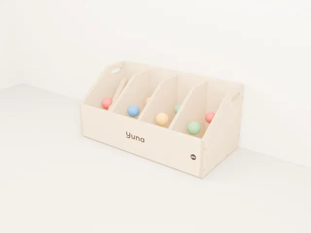 Personalized dog toy box