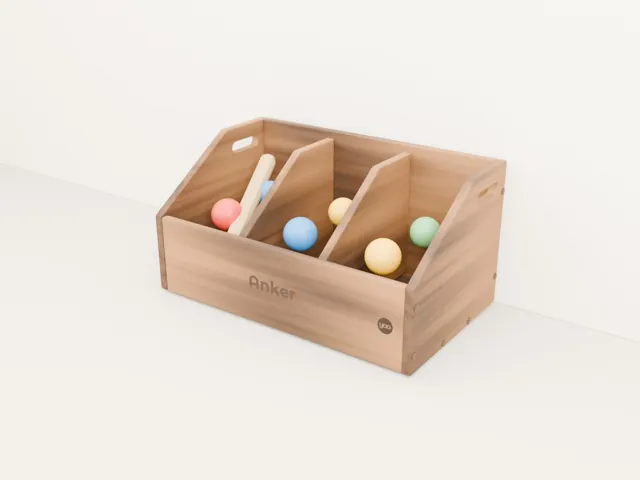 Personalized dog toy box · Barn