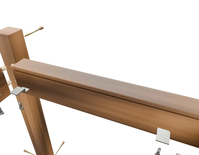 Mesa alta de bar de madera · Granero