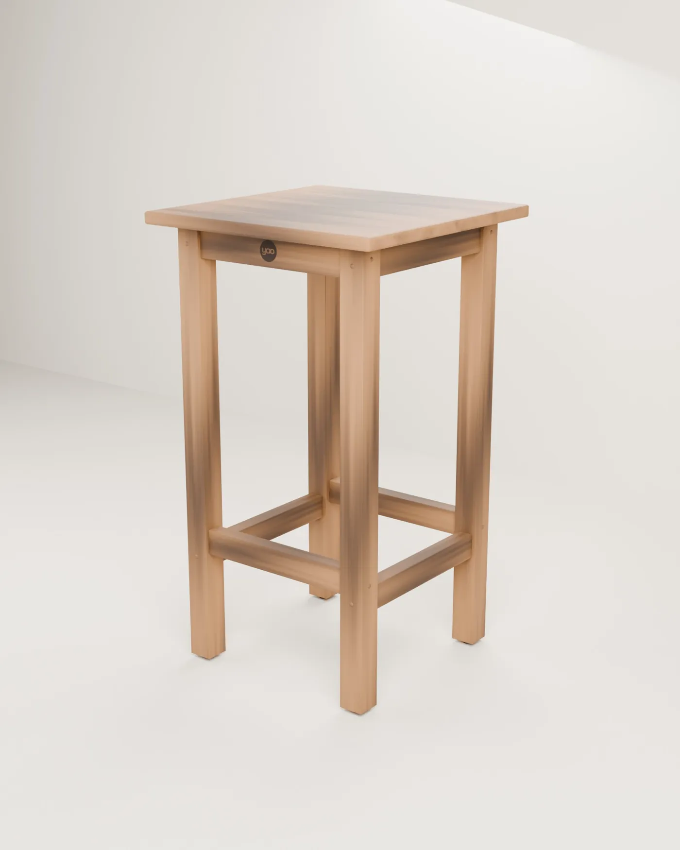 Mesa alta de bar de madera · Granero