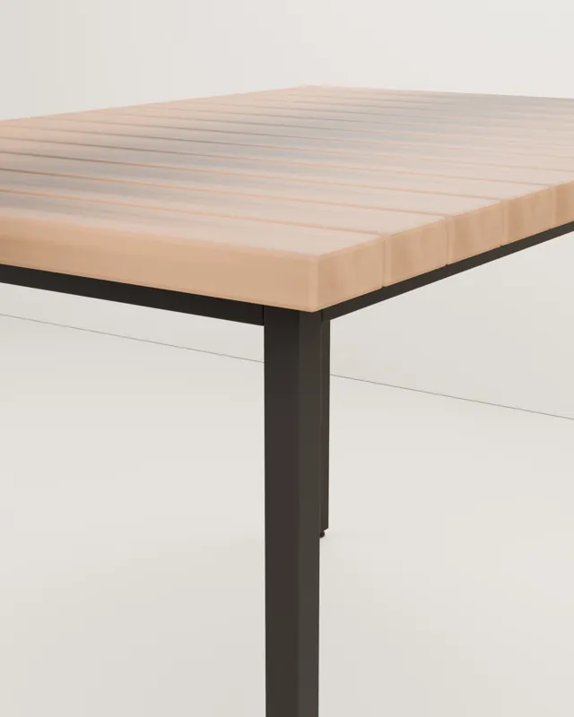 Wooden dining table · Forge
