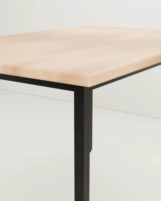 Wooden dining table · Industrial