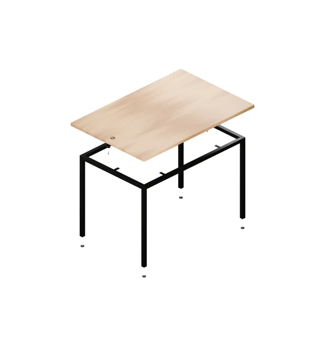 Wooden dining table · Industrial