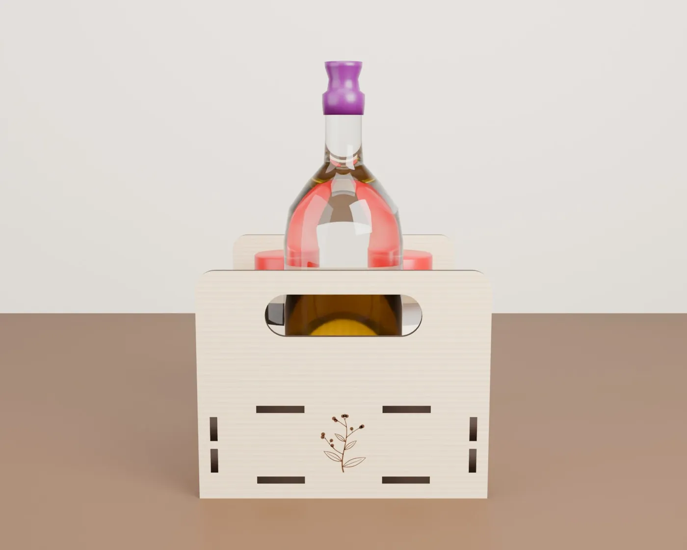 Organizador de especias y aceite de madera · Organizador de especias y aceite de madera