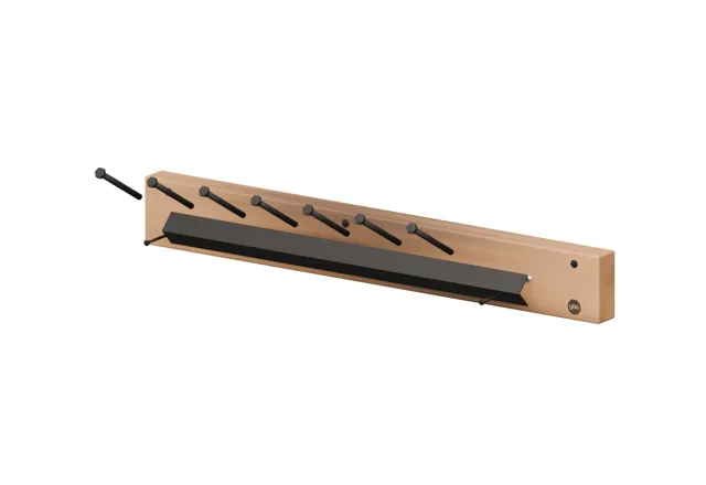 Perchero de pared con ganchos · Forja