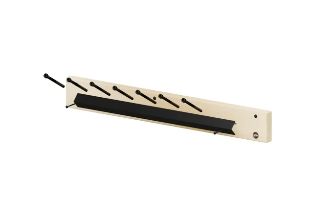 Perchero de pared con ganchos · Industrial