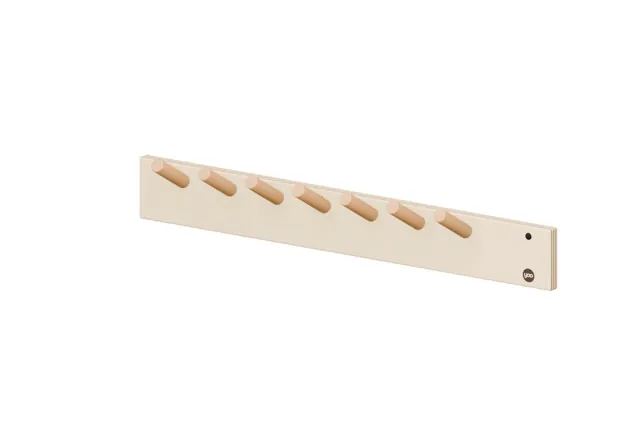 Perchero de pared con ganchos