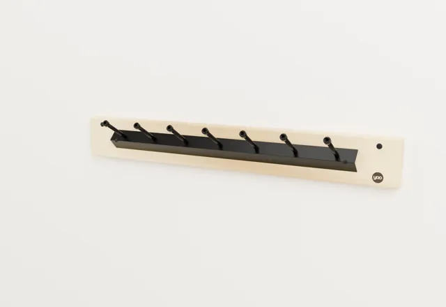 Perchero de pared con ganchos · Industrial