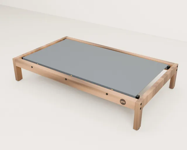 Cama elevada para perro · Granero