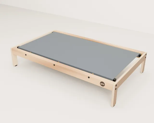 Cama elevada para perro · Taller