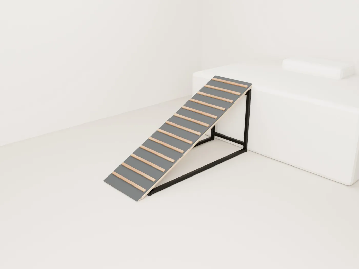 Rampa para perro para sofá y cama · Cama · sube 60 cm · rampa de 134 cm