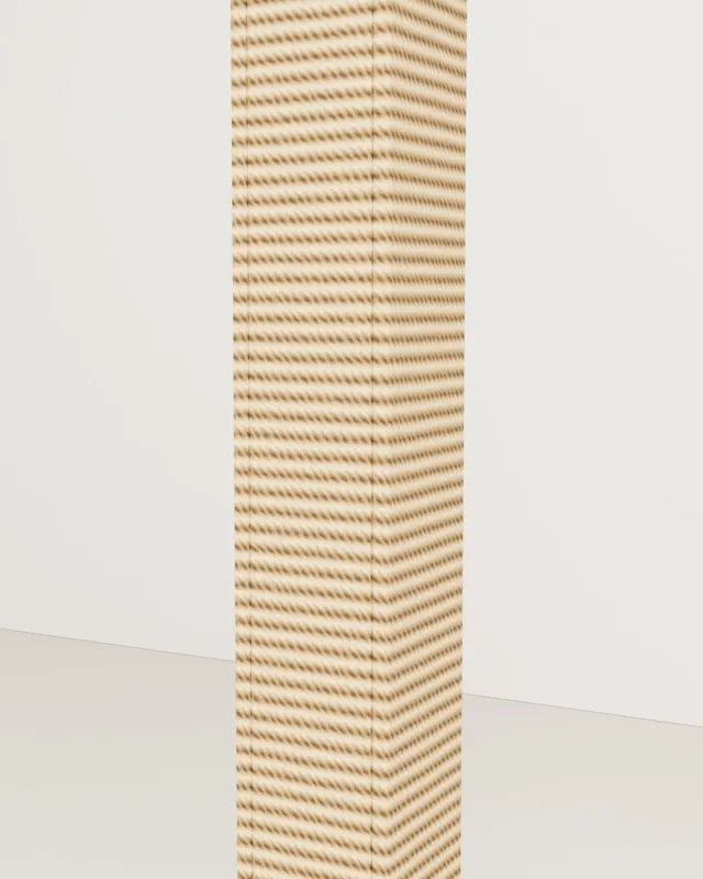 Wooden sisal cat scratching post · Forge