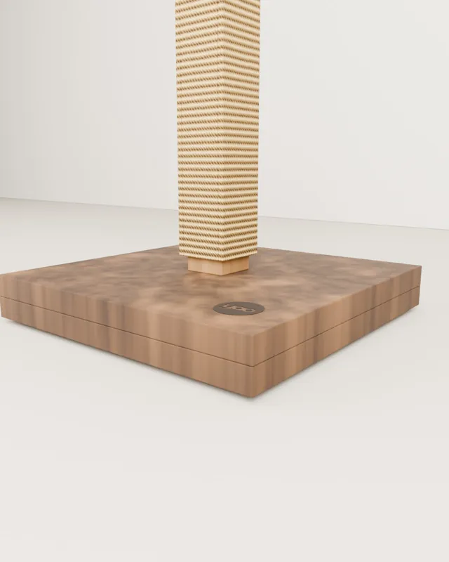 Wooden sisal cat scratching post · Barn