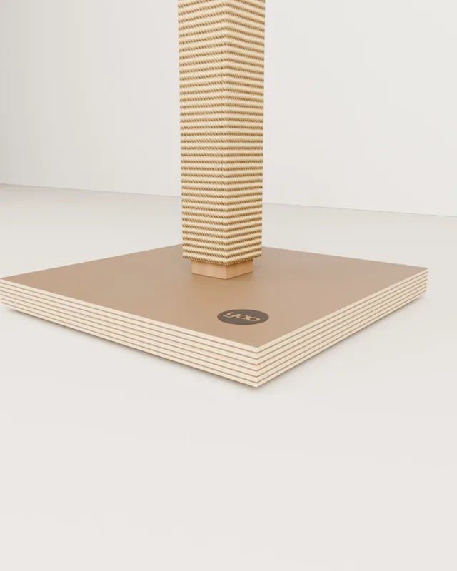 Rascador de sisal de madera