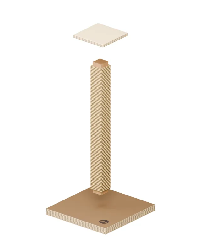 Rascador de sisal de madera