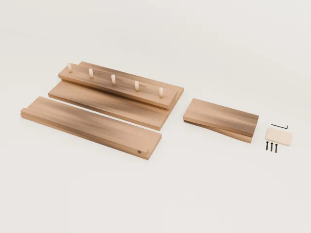 Dog leash holder with shelf · Barn
