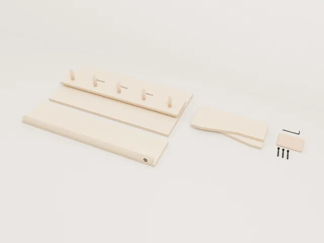 Dog leash holder with shelf