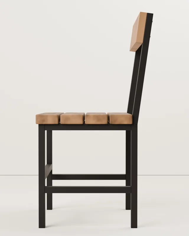 Silla de comedor de madera · Forja