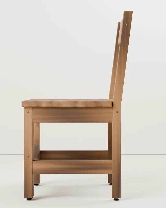 Silla de comedor de madera · Granero
