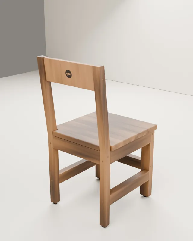 Silla de comedor de madera · Granero