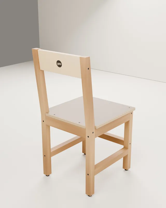 Silla de comedor de madera